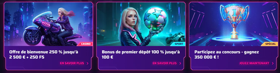 Robycasino bonus